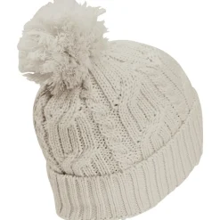 Jack Wolfskin  Pompom muts pale sand< Mutsen|Wintersport