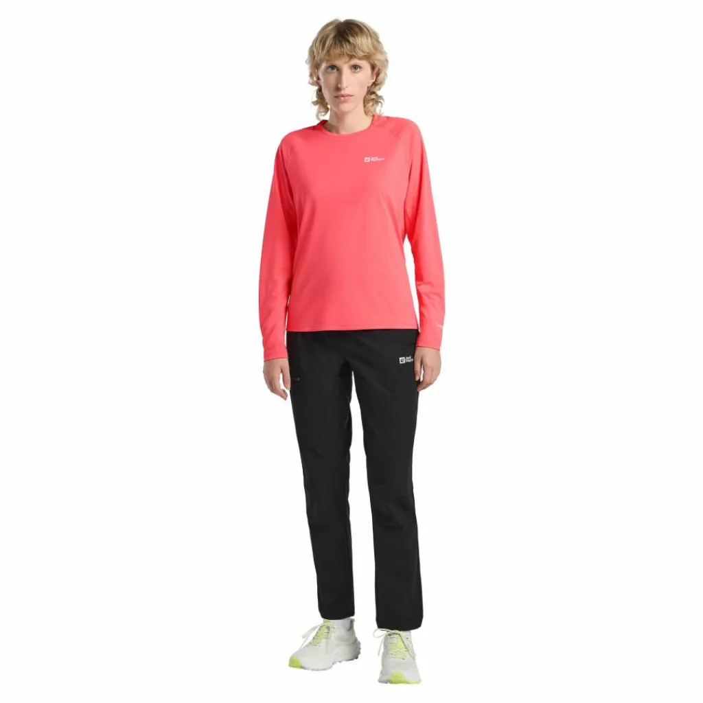 Jack Wolfskin Prelight Swift shirt dames sunset coral< Outdoor Shirt