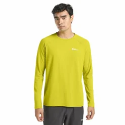 Jack Wolfskin Prelight swift shirt heren chartreuse< Outdoor Shirt