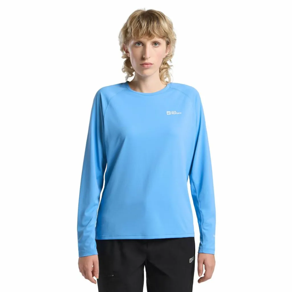 Jack Wolfskin Prelight Swift shirt dames mid blue< Outdoor Shirt