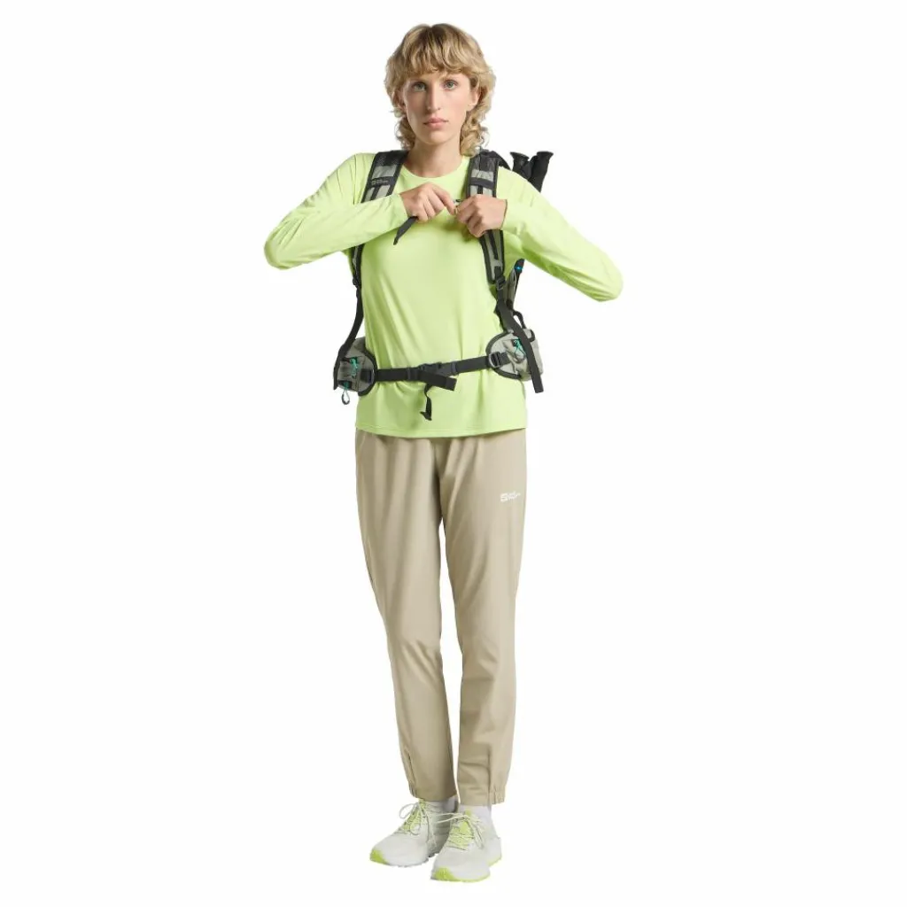 Jack Wolfskin Prelight Swift shirt dames cool matcha< Outdoor Shirt