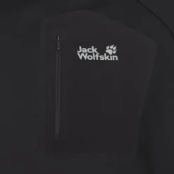 Outdoor Trui-Jack Wolfskin Prelight Trail Crew shirt heren black