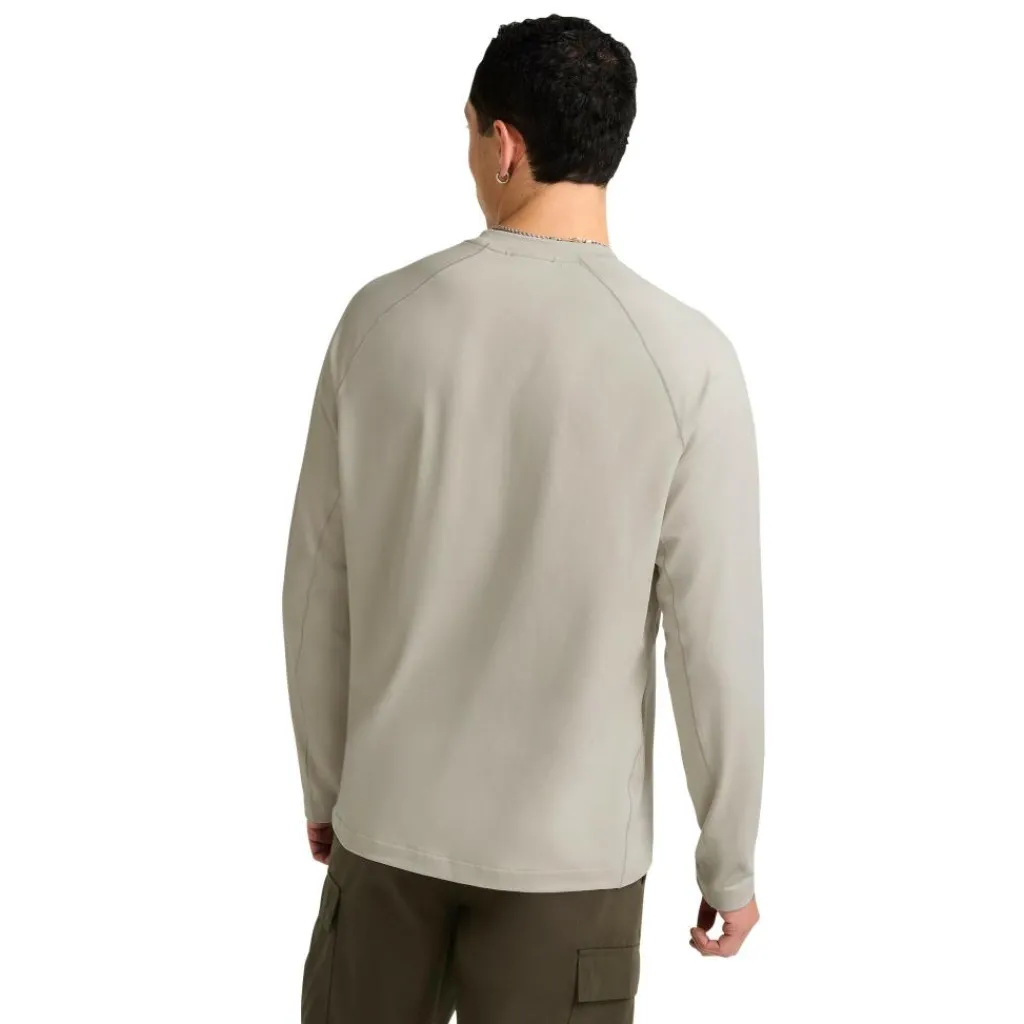 Outdoor Trui-Jack Wolfskin Prelight Trail Crew shirt heren pale sand
