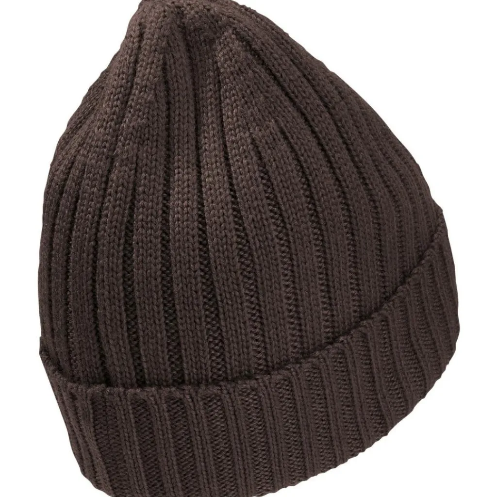 Jack Wolfskin Rib Knit muts peat< Mutsen|Wintersport