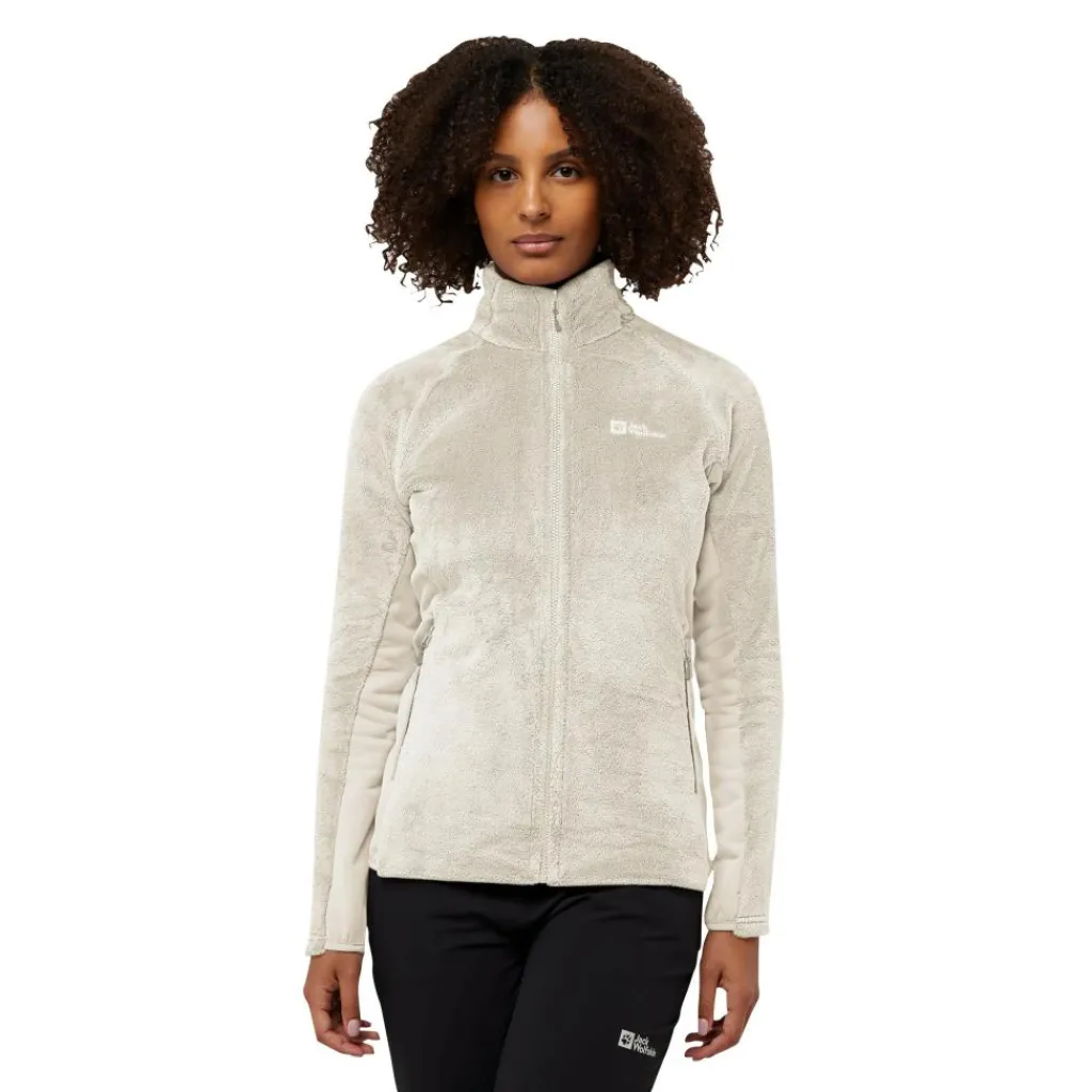 Fleece Vest-Jack Wolfskin Rotwand fleece vest dames pale sand