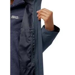 Jack Wolfskin  Rotwand 3-in-1 outdoor jack dames midnight sky< Outdoor Jack