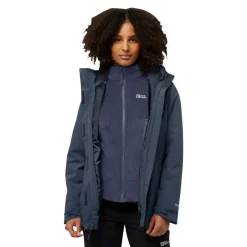 Jack Wolfskin  Rotwand 3-in-1 outdoor jack dames midnight sky< Outdoor Jack