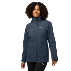 Jack Wolfskin  Rotwand 3-in-1 outdoor jack dames midnight sky< Outdoor Jack