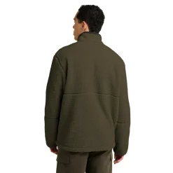 Fleece Vest-Jack Wolfskin  Stone Lite fleece vest heren obsidian moss