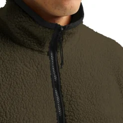 Fleece Vest-Jack Wolfskin  Stone Lite fleece vest heren obsidian moss