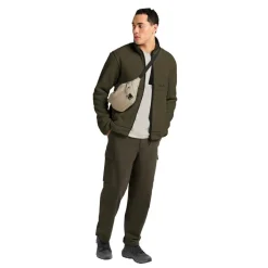 Fleece Vest-Jack Wolfskin  Stone Lite fleece vest heren obsidian moss