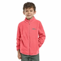 Fleece Vest-Jack Wolfskin  Taunus fleece vest junior sunset coral