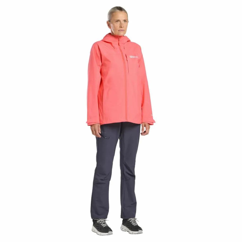 Jack Wolfskin Tempest 2L outdoor jack dames sunset coral< Outdoor Jack