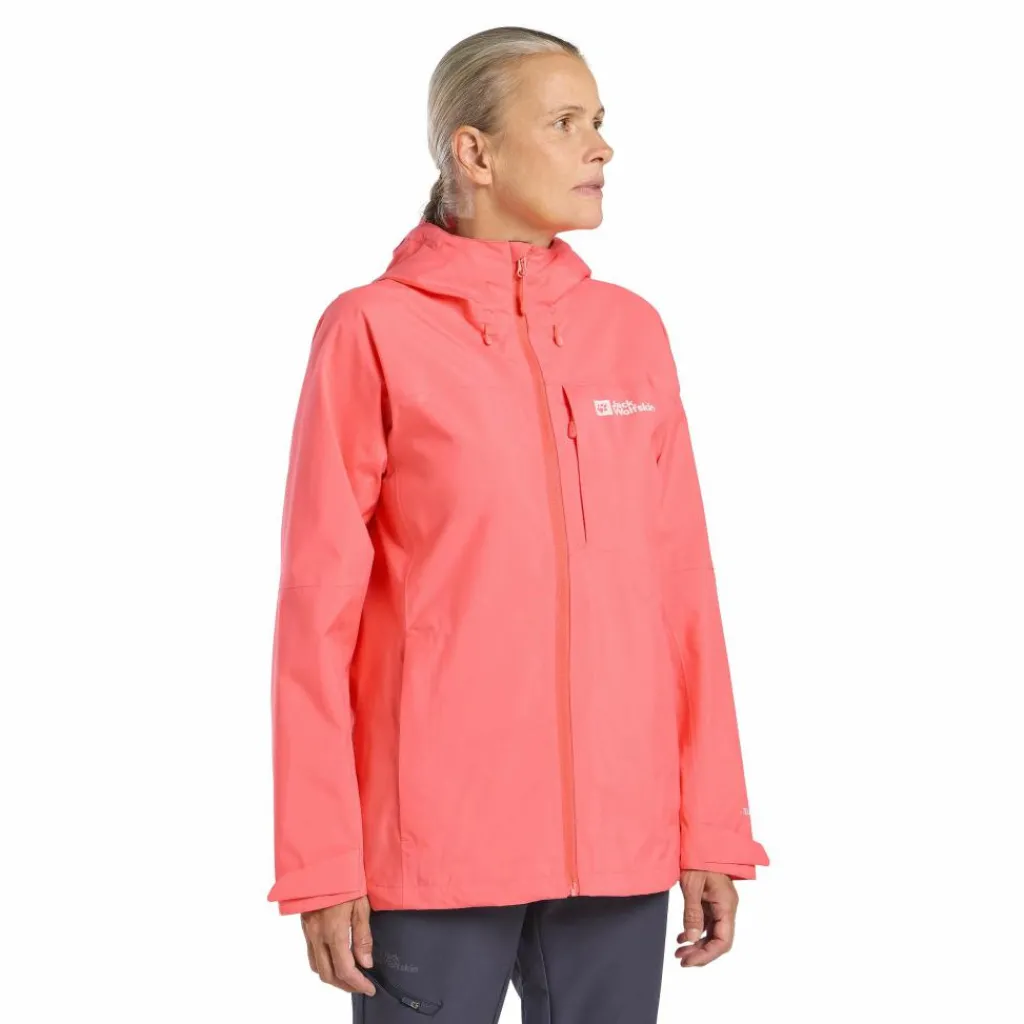 Jack Wolfskin Tempest 2L outdoor jack dames sunset coral< Outdoor Jack