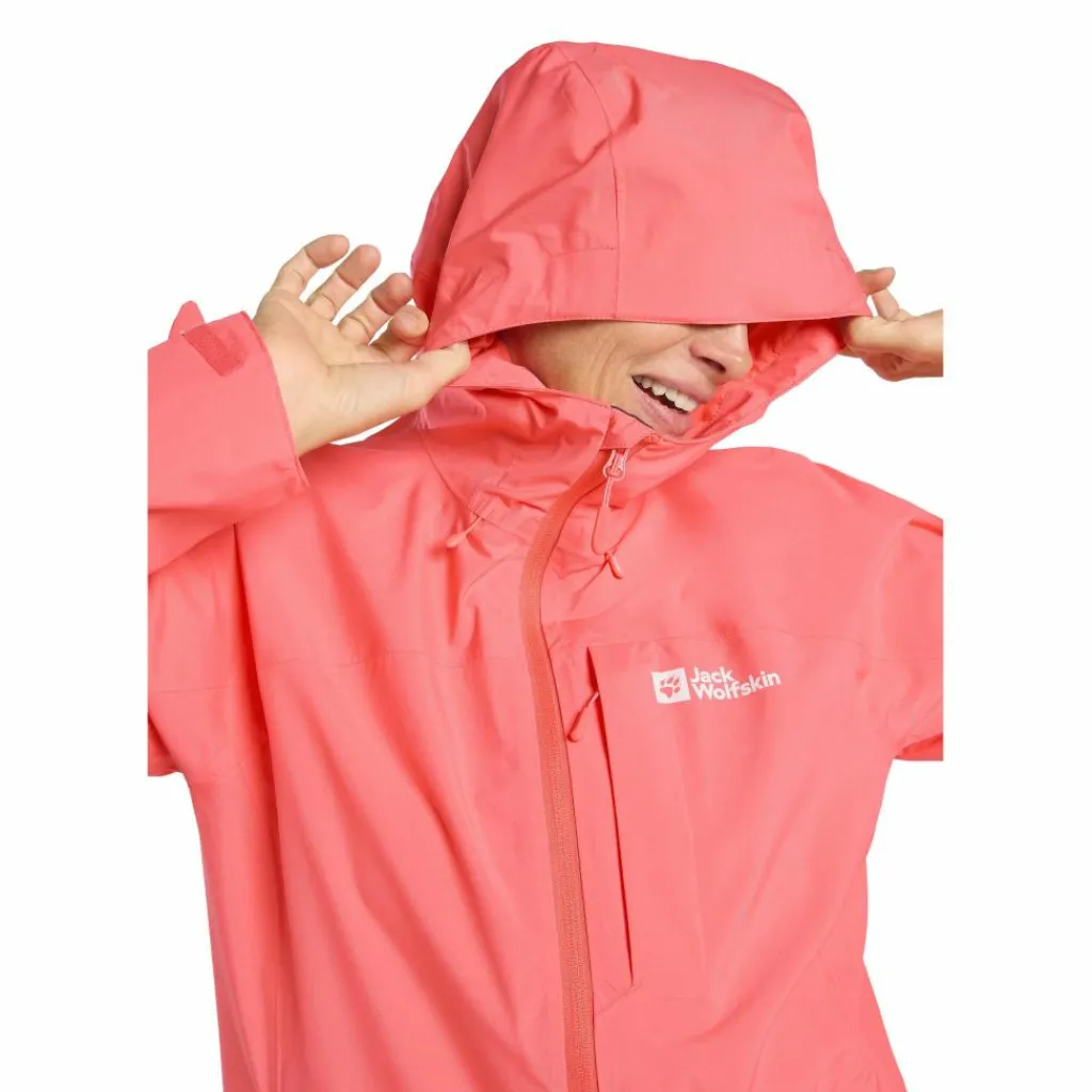 Jack Wolfskin Tempest 2L outdoor jack dames sunset coral< Outdoor Jack