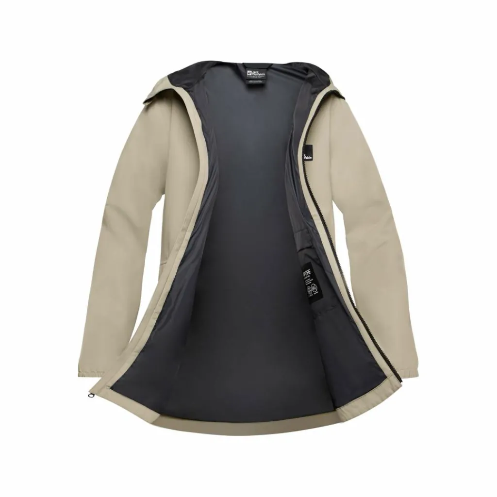 Jack Wolfskin Terraview 2L parka outdoor jack dames stone< Outdoor Jack