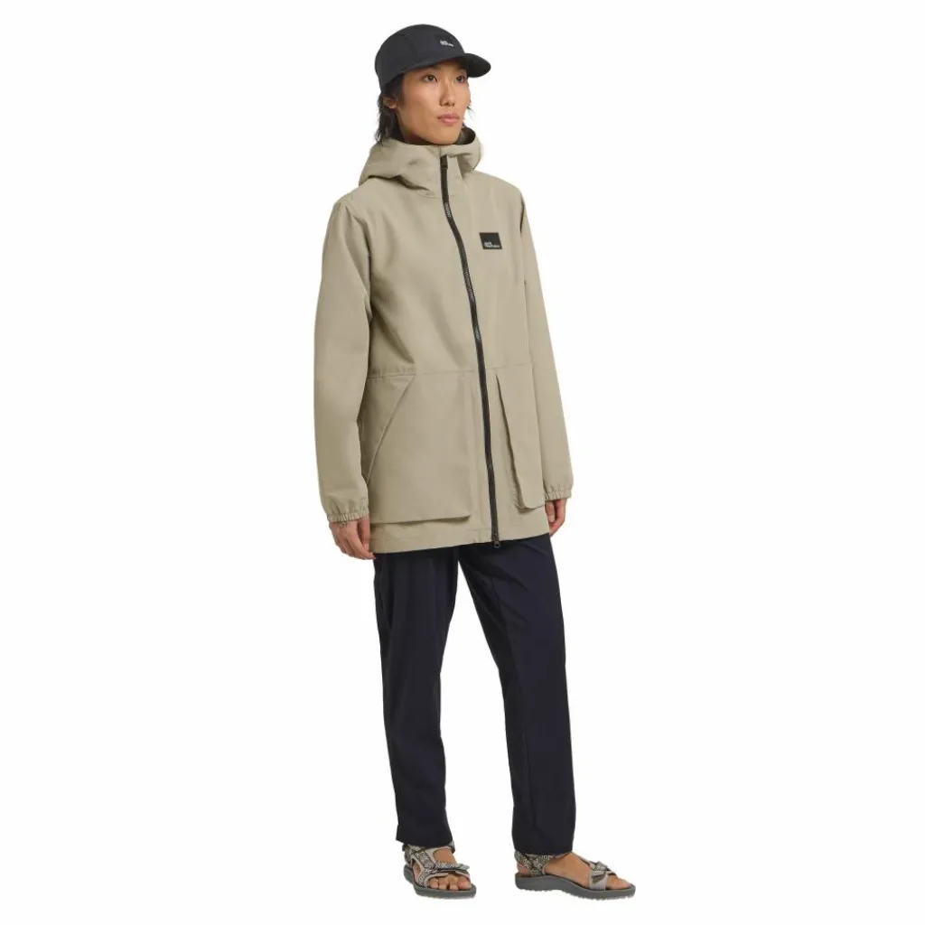 Jack Wolfskin Terraview 2L parka outdoor jack dames stone< Outdoor Jack