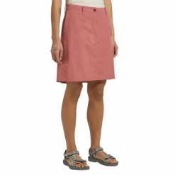 Outdoor Jurk & Rok-Jack Wolfskin Tihama skort dames mineral red
