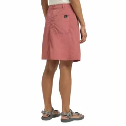 Outdoor Jurk & Rok-Jack Wolfskin Tihama skort dames mineral red