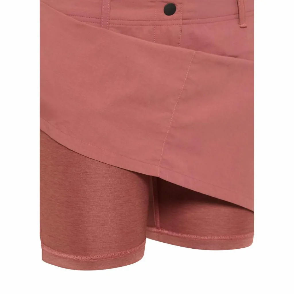 Outdoor Jurk & Rok-Jack Wolfskin Tihama skort dames mineral red