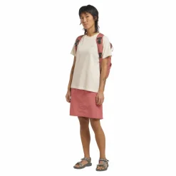 Outdoor Jurk & Rok-Jack Wolfskin Tihama skort dames mineral red