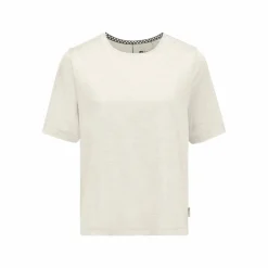 Jack Wolfskin Travel shirt dames cotton white heather< Outdoor Shirt