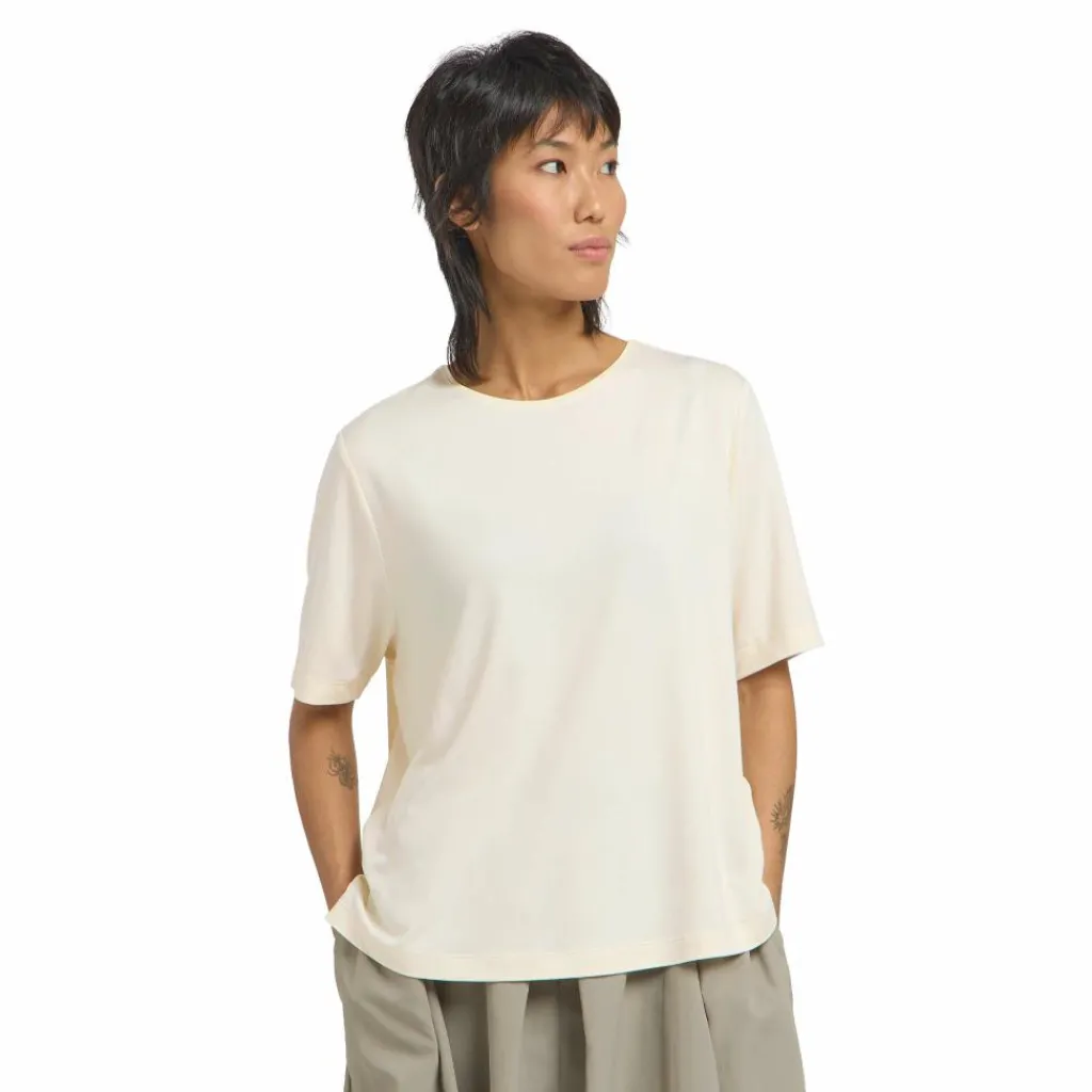Jack Wolfskin Travel shirt dames cotton white heather< Outdoor Shirt