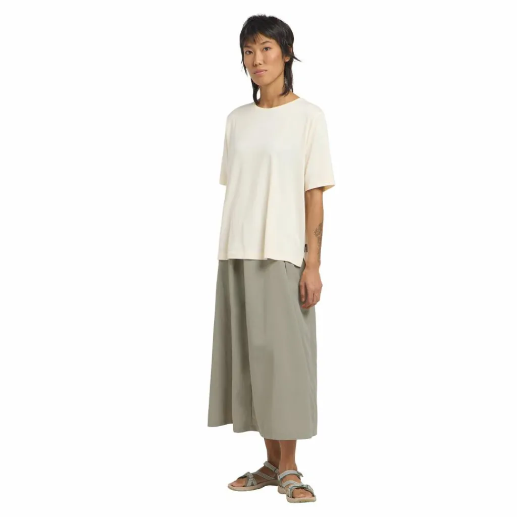 Jack Wolfskin Travel shirt dames cotton white heather< Outdoor Shirt