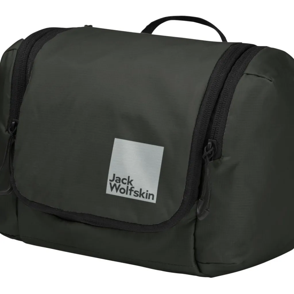 Toilettassen-Jack Wolfskin Wandermood toilettas granite black