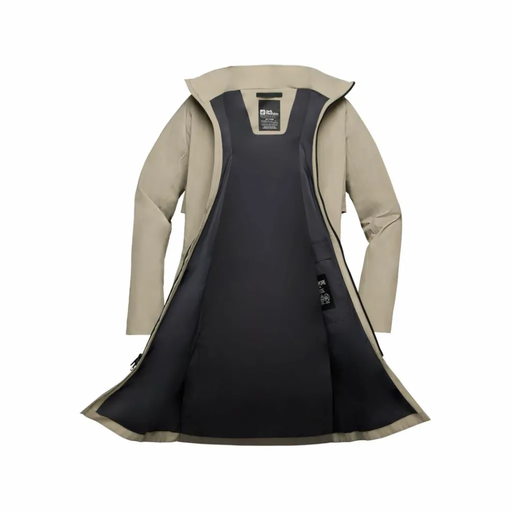 Outdoor Jack-Jack Wolfskin Wellsee Coat parka outdoor jack dames stone