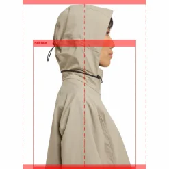 Outdoor Jack-Jack Wolfskin Wellsee Coat parka outdoor jack dames stone