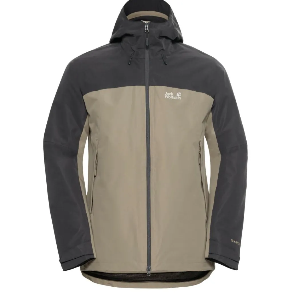 Jack Wolfskin Wild Places 3-in-1 outdoor jack heren linen< Outdoor Jack