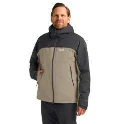Jack Wolfskin Wild Places 3-in-1 outdoor jack heren linen< Outdoor Jack