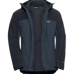 Outdoor Jack-Jack Wolfskin Wild Places 3-in-1 outdoor jack heren midnight sky