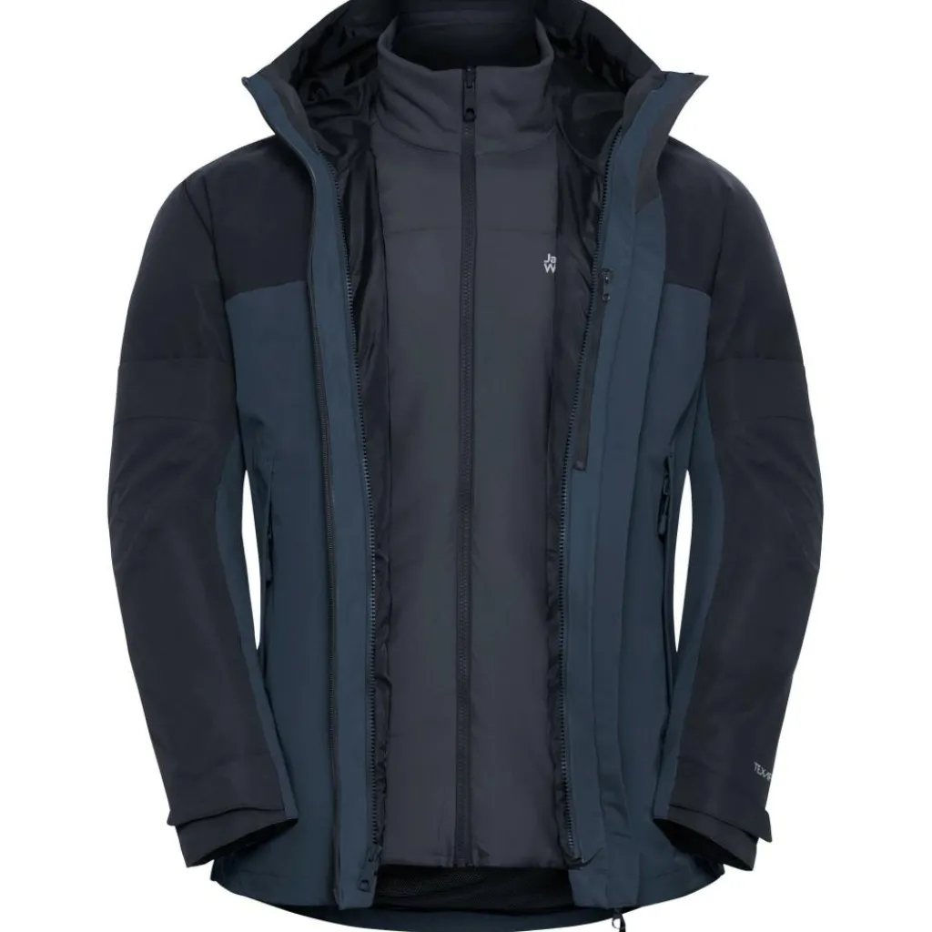 Outdoor Jack-Jack Wolfskin Wild Places 3-in-1 outdoor jack heren midnight sky