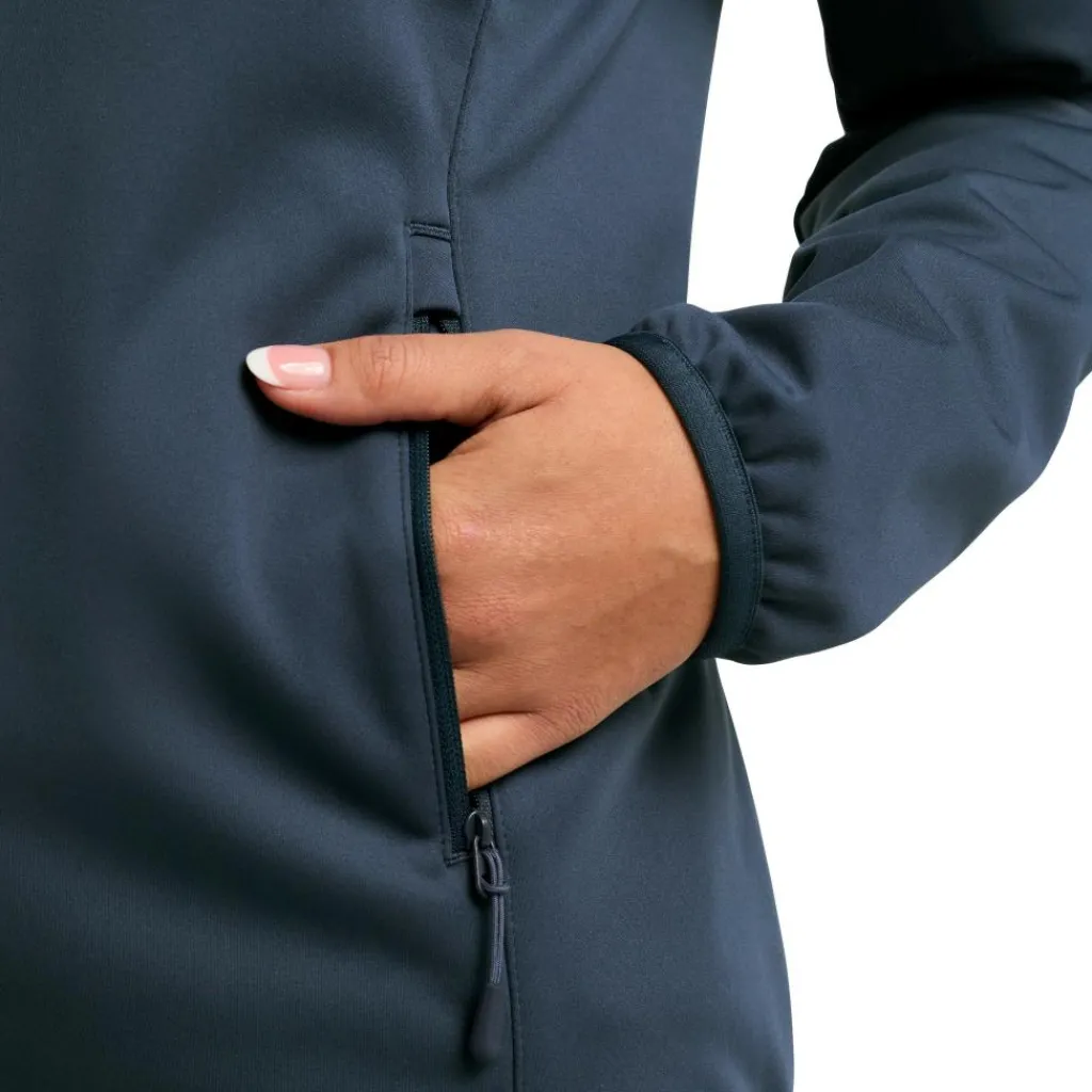 Outdoor Jack-Jack Wolfskin Windhain Hoody softshell jas dames midnight sky