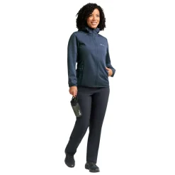 Outdoor Jack-Jack Wolfskin Windhain Hoody softshell jas dames midnight sky