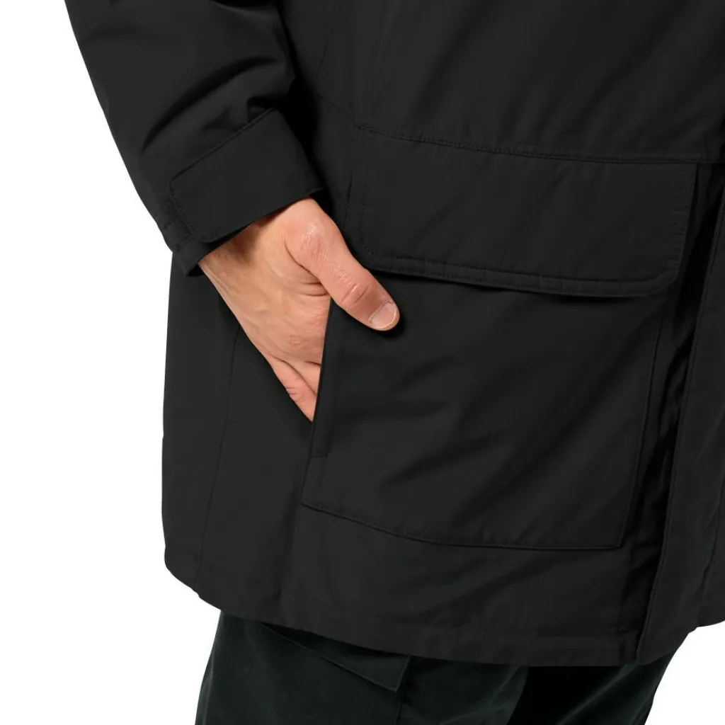 Jack Wolfskin Winterlager parka outdoor jack heren black< Outdoor Jack