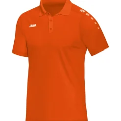 JAKO Classico Polo fluo oranje< Voetbalkleding