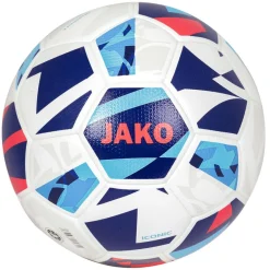 Voetbal Kopen-JAKO Iconic voetbal white navy coral