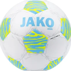 Voetbal Kopen-Jako Lightbal Animal voetbal white soft blue fluoyellow
