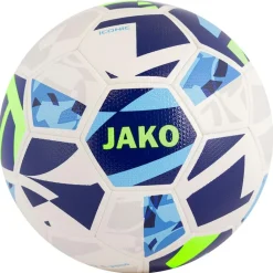 Voetbal Kopen-JAKO Lightbal Iconic voetbal white fluogreen