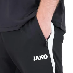 Voetbalkleding-JAKO Power trainingsbroek zwart wit