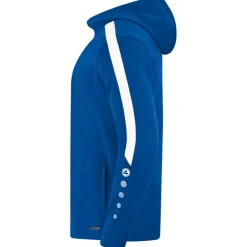 Voetbalkleding-JAKO Power trainingsjack met capuchon royal