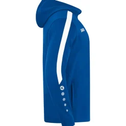 Voetbalkleding-JAKO Power trainingsjack met capuchon royal