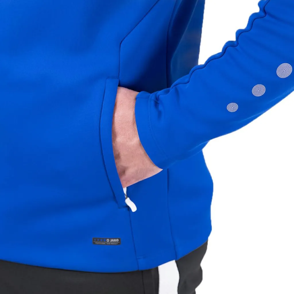 Voetbalkleding-JAKO Power trainingsjack met capuchon royal
