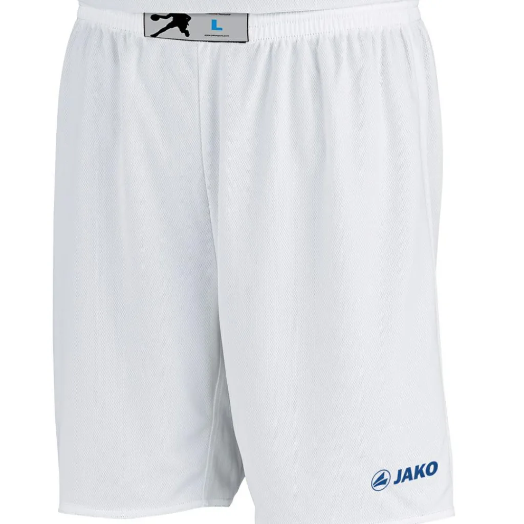 Voetbalkleding-JAKO Reversible Multi voetbalbroekje wit blauw