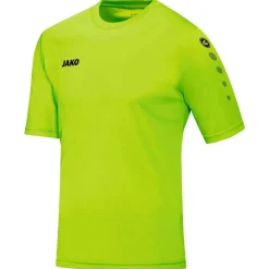 Jako Team KM voetbalshirt fluo green< Voetbalkleding