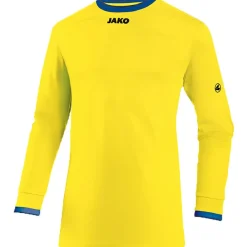 JAKO United trainingsshirt geel blauw< Voetbalkleding