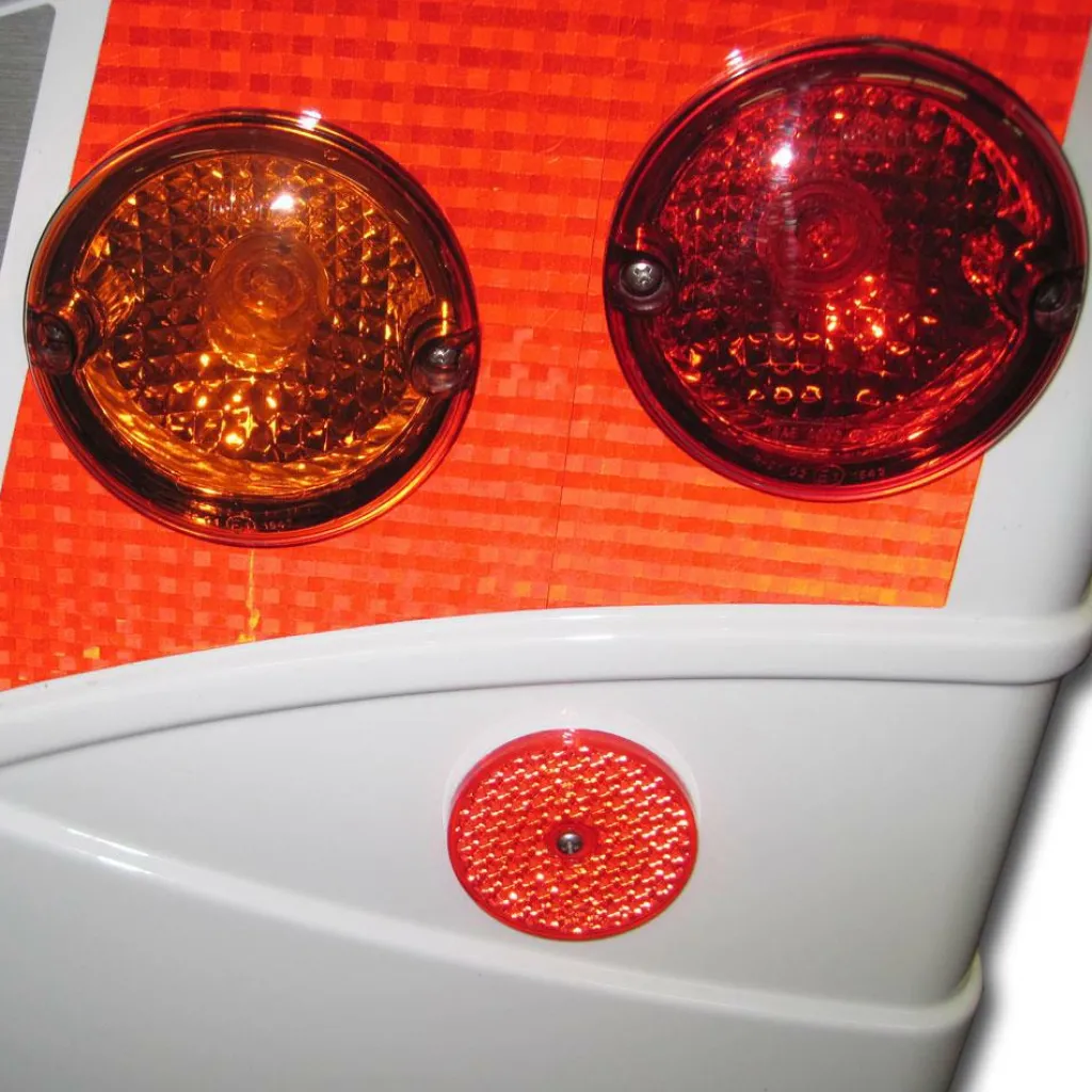 Verlichting Carrosserie-Jokon Type 710 achterlicht/remlicht ø 95 mm rood